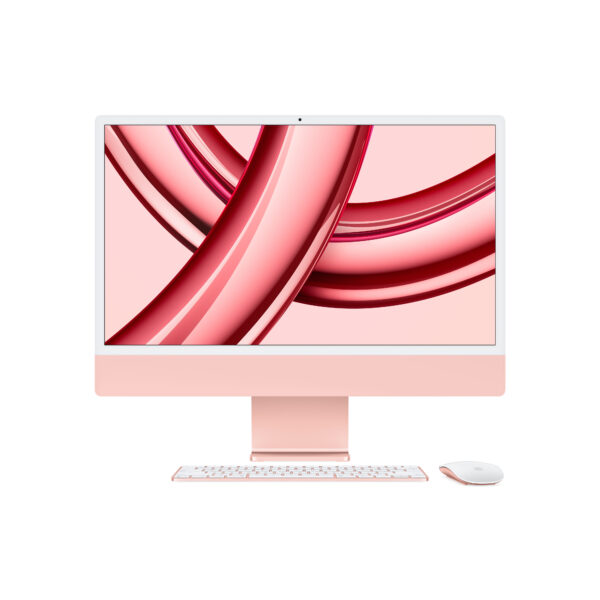 24-inch iMac with Retina 4.5K display: Apple M3 chip with 8-core CPU and 8-core GPU, 256GB SSD - Pink (MQRD3B/A)